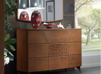 Bedroom Set Chest of drawers Mirror Luxury Complete's Modern Chests of drawers 2pcs
